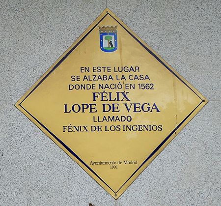 Lope de Vega plaque