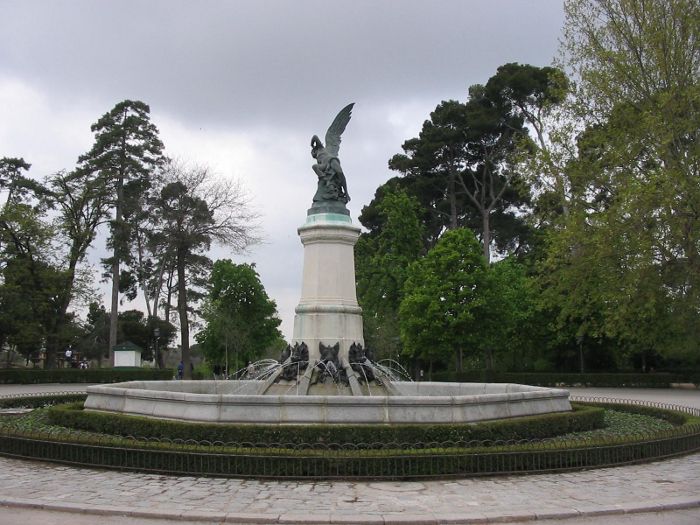 Fallen Angel Statue Bilbao Retiro Park