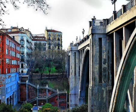 Fuente de los caños - viaduct of Segovia